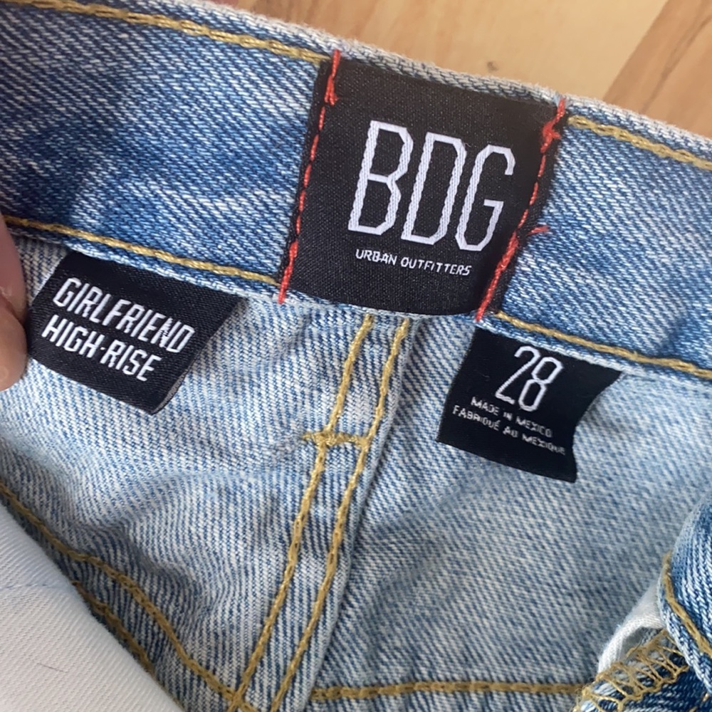 High Rise Jean Shorts - Picture 4 of 5